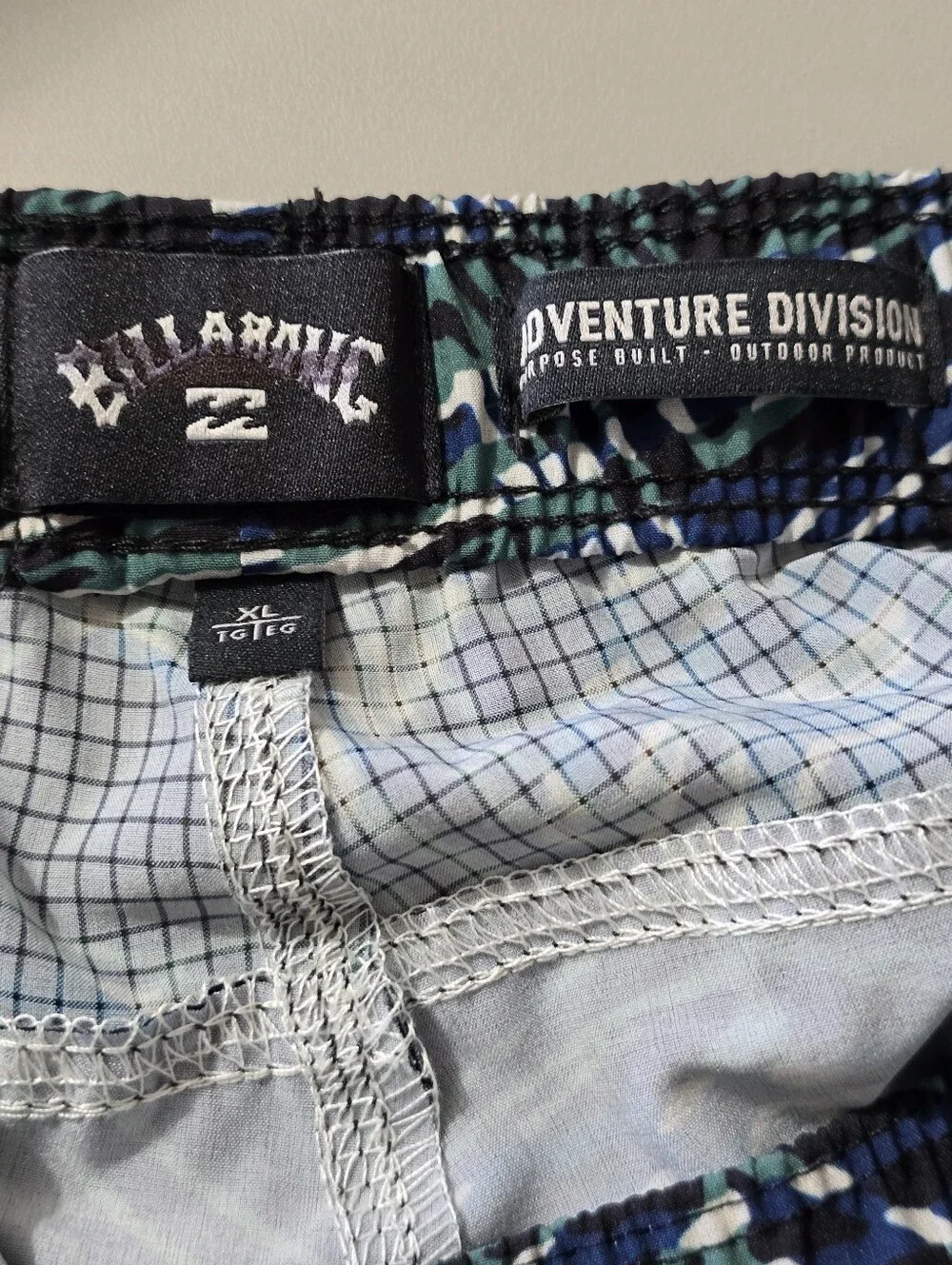 Billabong Adventure Division Surftrek  Board Shorts Swim Trunks Size XL